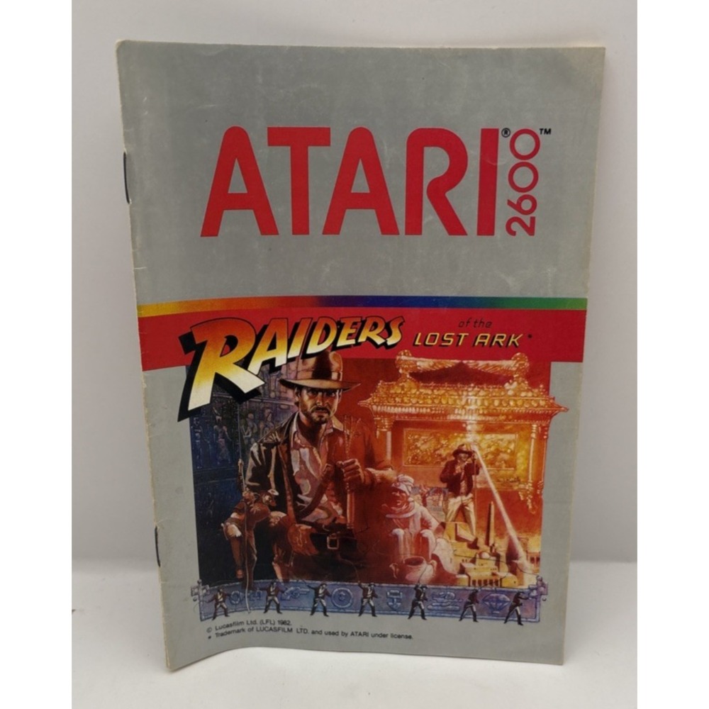 Atari‎ 2600 Raiders of the Lost Ark Instruction Manual ONLY Original